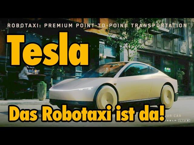 Tesla - Robotaxi vorgestellt: "Historisches Ereignis!"