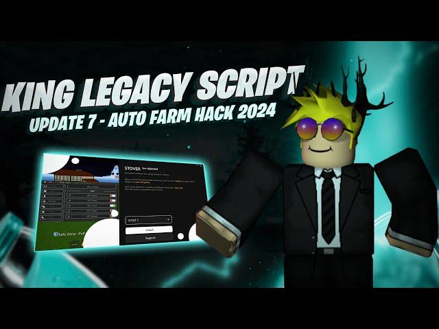 [UPDATE 7] King Legacy Script Hack Auto Farm | Roblox Hack 2024 | Devil Fruits Sniper And Max Stats