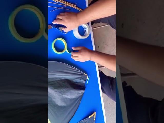 Patang Repairing part2 LKC/GKC By Laval Kite Club Montréal Canada 