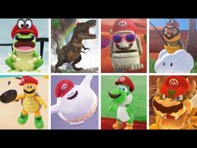 Super Mario Odyssey - All Capture Transformations