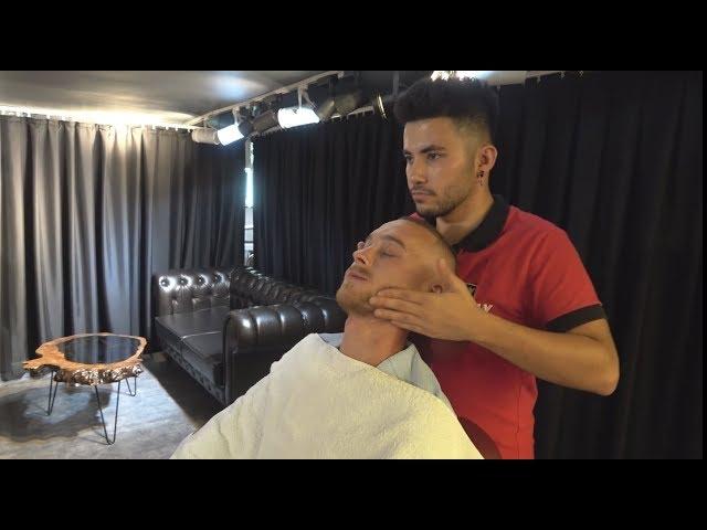 ASMR Turkish Barber Face, Head and Body Massage 296