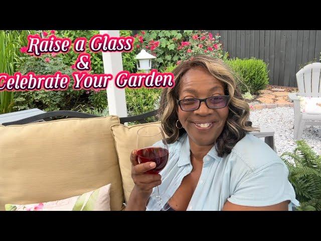 Sip, Sow and Share: A Relaxing Community Tab Garden Chat #wine #garden #gardenchat