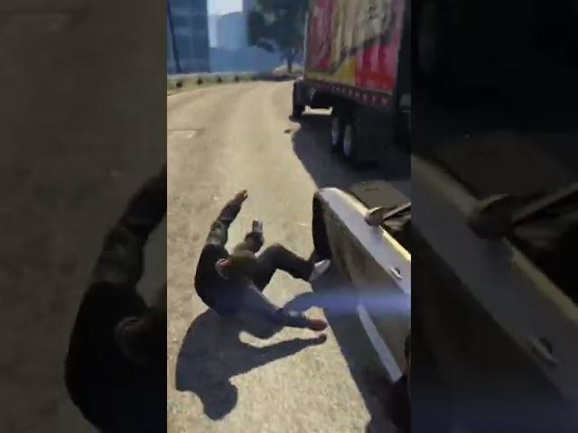 crash so dumb, NPC said wow #gta5 #gta #gtav