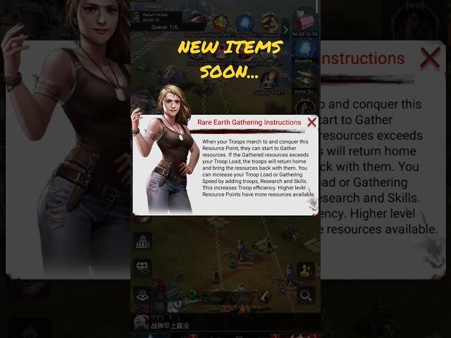 Last empire war Z Strategy new items