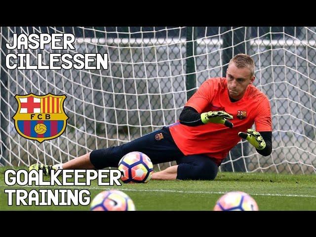 Jasper Cillessen / Goalkeeper Training / FC Barcelona !