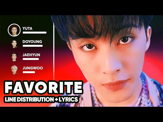 NCT 127 - Favorite (Vampire) Line Distribution + Lyrics Karaoke PATREON REQUESTED