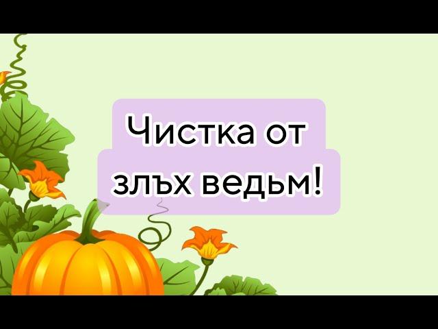 чистка от злъх ведьм