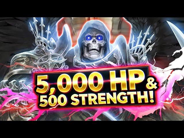 Thanatos in Smite 2 But I have 5,000 HP and 500 Strength...