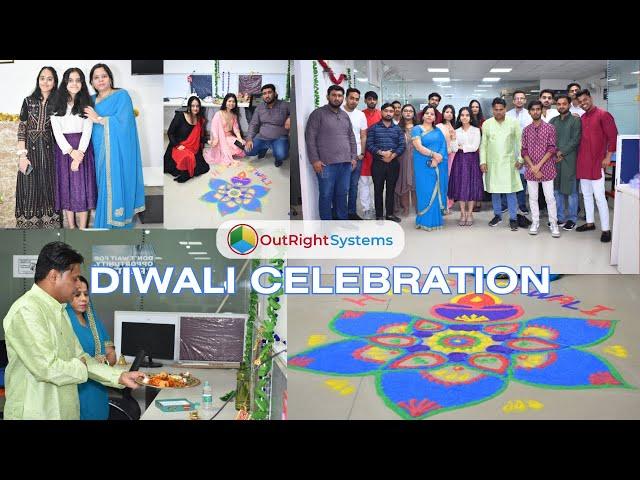 Office Diwali Bliss  | Outright Systems | Spectacle of Lights, Laughter, and Cultural Delights!