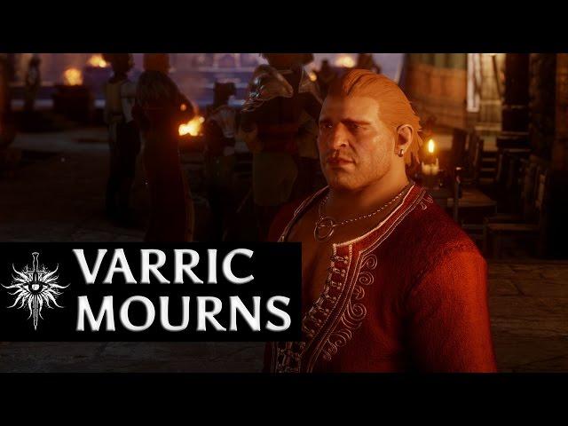 Dragon Age: Inquisition - Varric mourns Loghain