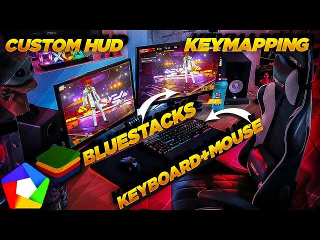 কিভাবে Free Fire Pc Mouse + Keyboard এ খেলবেন ? Best Settings Custom Hud Key mapping By Kabbo