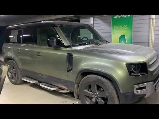 Land Rover Defender на установке