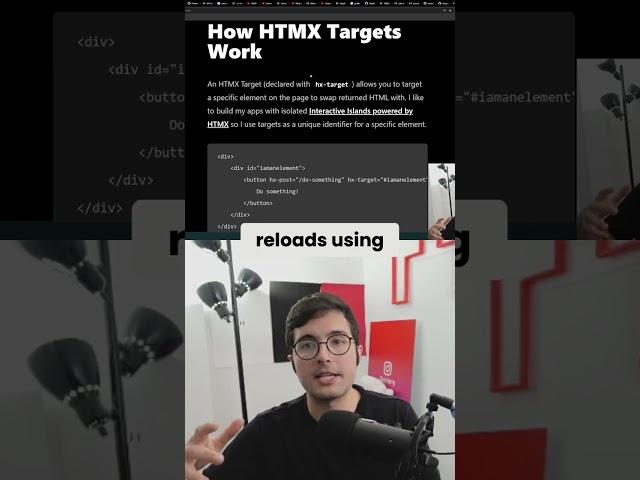 Why HTMX is useful for building Web Apps