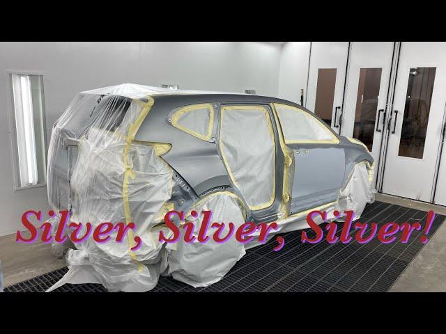 Car Painting: Silver with Spies Hecker