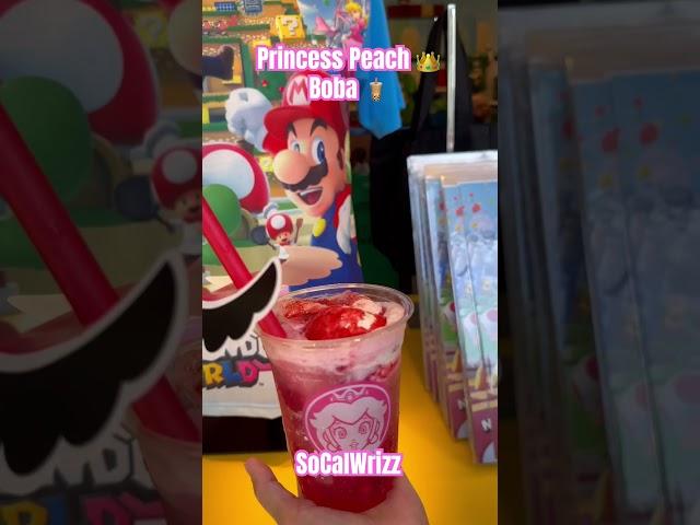 #princesspeach #nintendo #fypシ #universal #supermario #boba #fy #drink #food #pink #cute #fyp