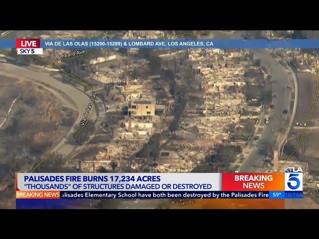 Southern California Firestorms, KTLA Channel 5, January 9, 2025 9:00 AM - 7:00 PM PST