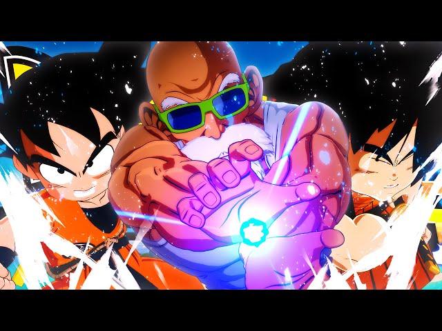 Sparking Zero DB CLASSIC Kid Goku, Master Roshi & Yajirobe (Exclusive GAMEPLAY)