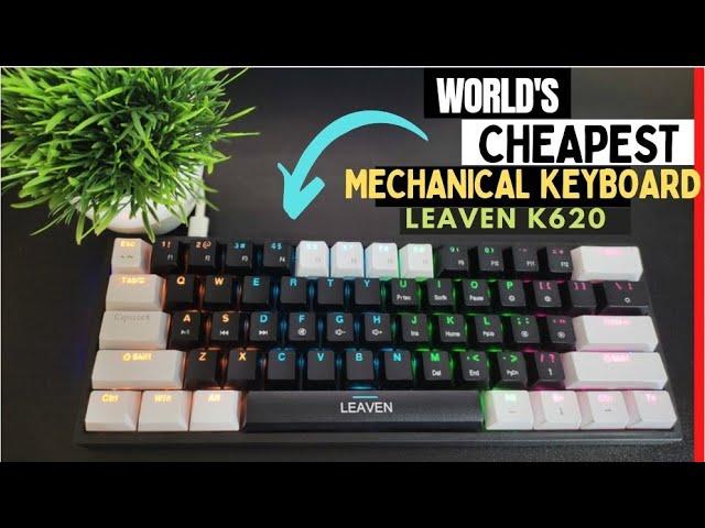 UNBOXING LEAVEN K620 MECHANICAL KEYBOARD | Red Switch | Sound Test