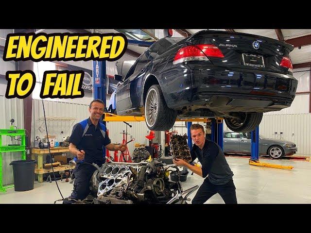 Here's Why BMW V8 Engines Are JUNK! Cheapest Alpina B7 Teardown