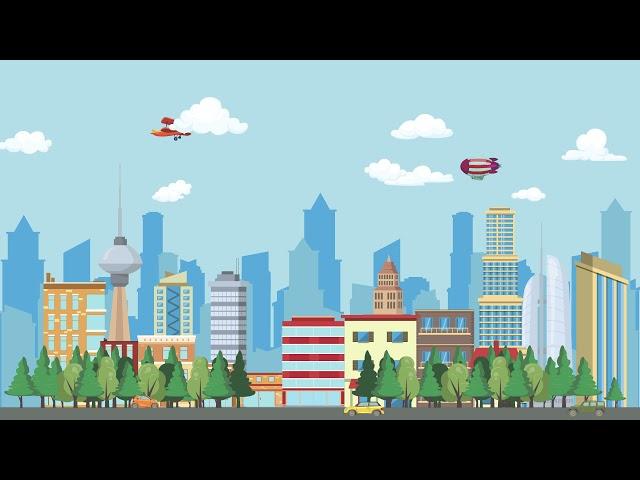 CITY DEVELOPMENT | 2D ANIMATION | ANIMATE CC 2021