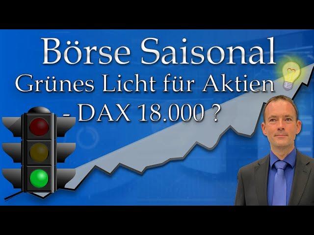 Börse Saisonal November21: Jahresendrallye hat gestartet