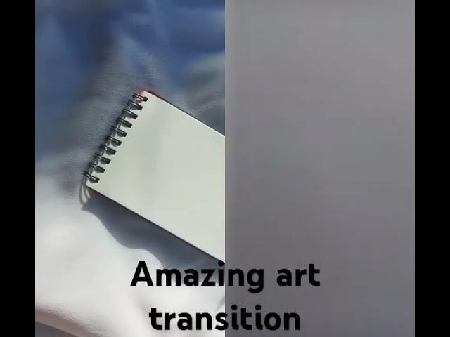 amazing art transition #art #drawing #painting #artjourneyatozee #artwork #artistictransformation