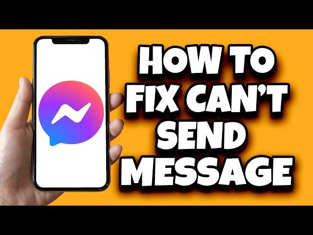 How To Fix Couldn't Send Message In Messenger iPhone (2023)