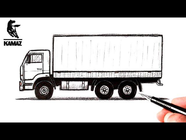 How To Draw A Truck | Drawing lessons