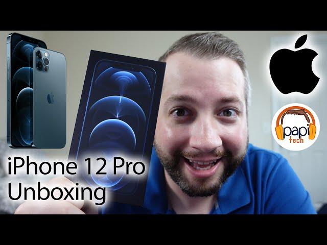 Apple iPhone 12 Pro Unboxing - Pacific Blue