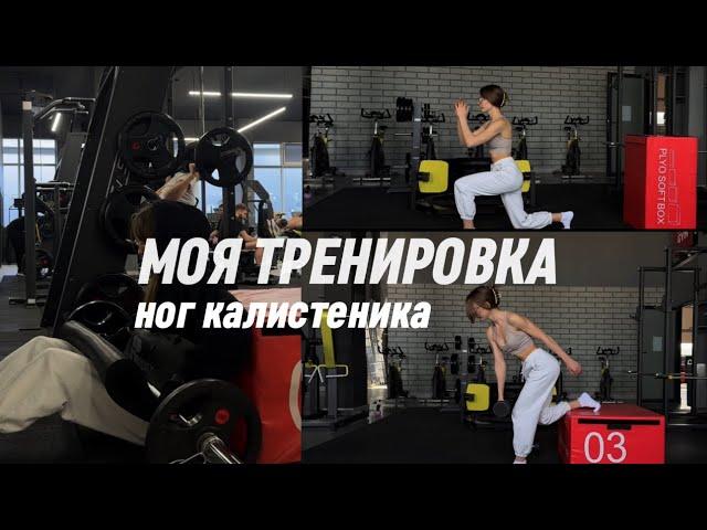 МОЯ ТРЕНИРОВКА НОГ | калистеника | как я тренируюсь без больших весов