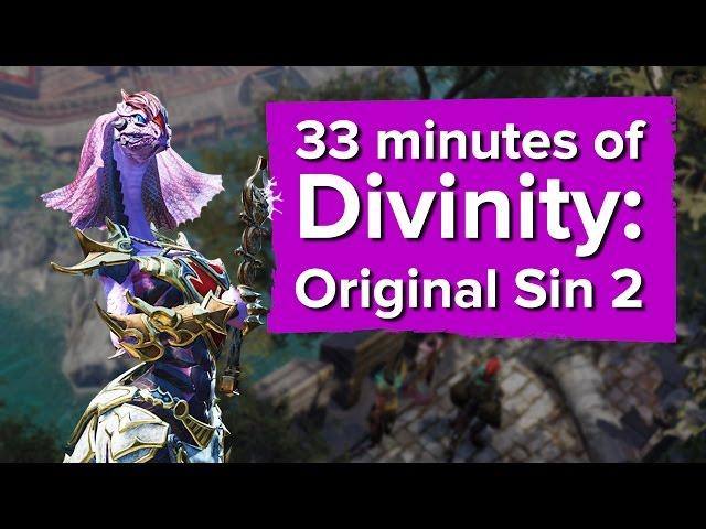 33 minutes of Divinity: Original Sin 2 Gameplay