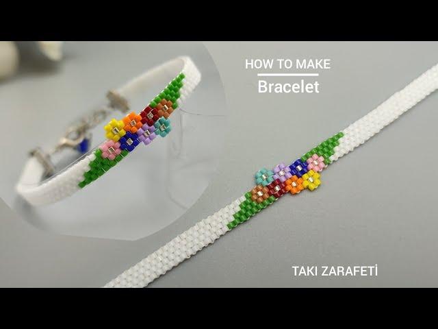 İnce ve Zarif Bileklik Yapımı /Miyuki Bileklik/ Fine and Elegant Bracelet Making /Miyuki Bracelet