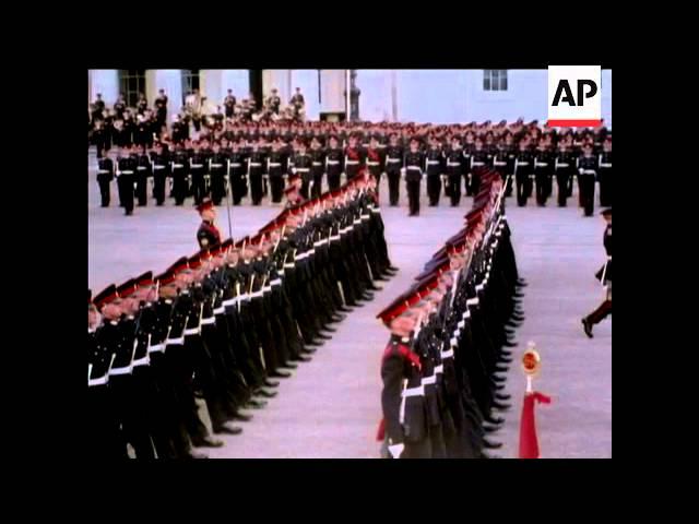 THE SOVEREIGN'S PARADE AT SANDHURST - SOUND - COLOUR