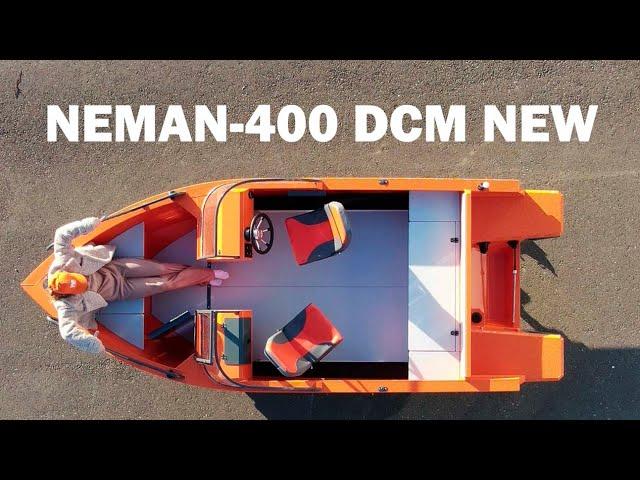 Обзор новой моторной лодки Неман-400 DCM NEW.