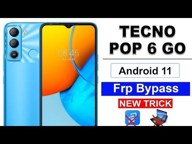 Yadda ake Cire Google Account FRP BYPASS Tecno Pop 6 GO, Model: BE6j" ba tare da Computer ba