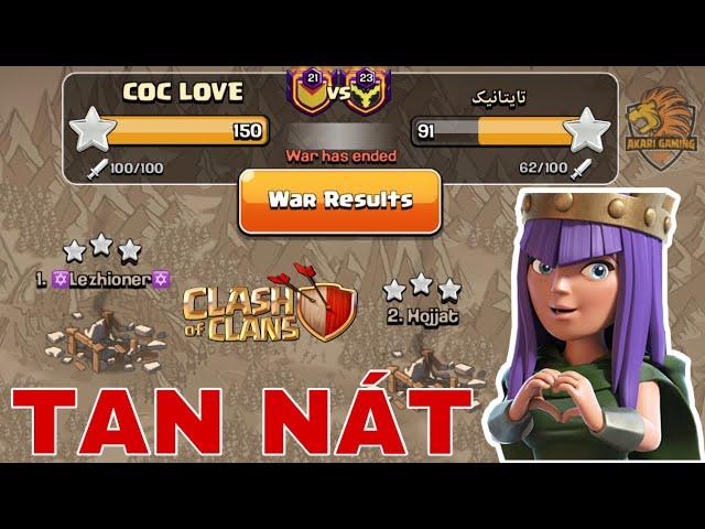 ELITE WAR IRAN ĐẦU HÀNG THUA TRẮNG SAO TRƯỚC VIỆT NAM - TH13 ATTACK Clash of clans | Akari Gaming