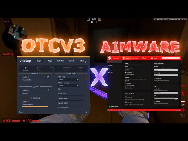 Onetap Crack V3 vs Aimware.Net LEAK | CSGO HVH