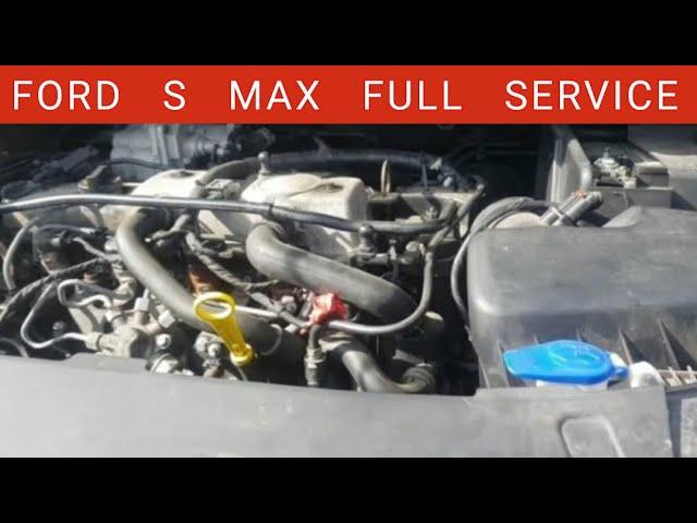 Ford S Max Full Service || Oil Filter, Air Filter, Fuel Filter and Oil Change || Ford Smax Servicing