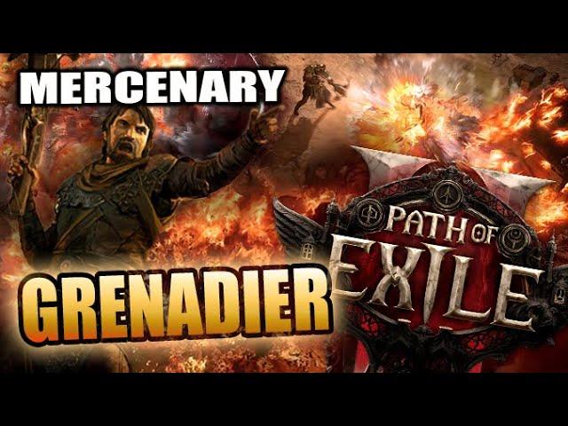 PATH of EXILE 2: The Mercenary Grenadier - Early Game Hands-On Showcase - Skills, Supports, Passives