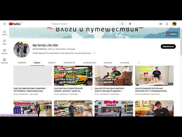 Доход с Ютуб канала My family Life USA. Сколько зарабатывает  на Youtube My family Life USA