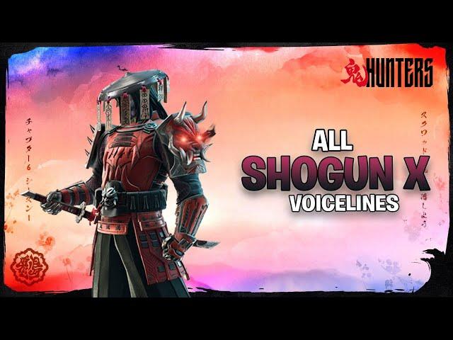 All Shogun X Boss Voices/Voicelines in Fortnite Chapter 6 - Fortnite Bosses Voicelines