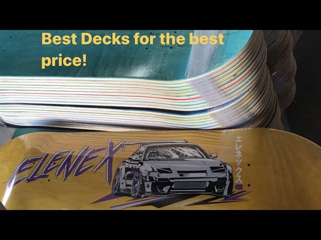 The best skate decks for the best price($45.00)we keep kids skating