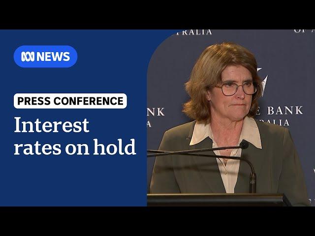 IN FULL: RBA Governor Michele Bullock speaks after keeping interest rates on hold | ABC News