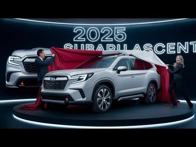 2025 Subaru Ascent: The Ultimate Family Adventure SUV.