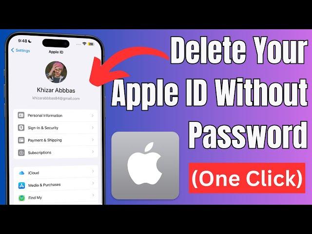 How to Delete Your Apple ID Without a Password - Remove iCloud Account Without Password