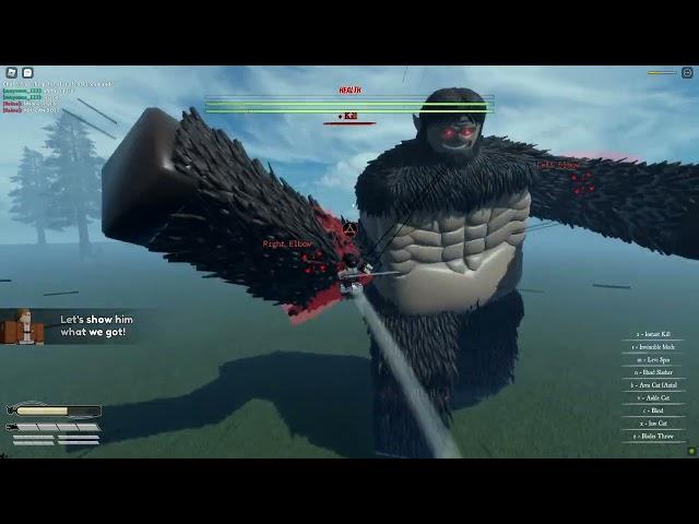 Attack On Titan Last Breath:Beast Titan Mission