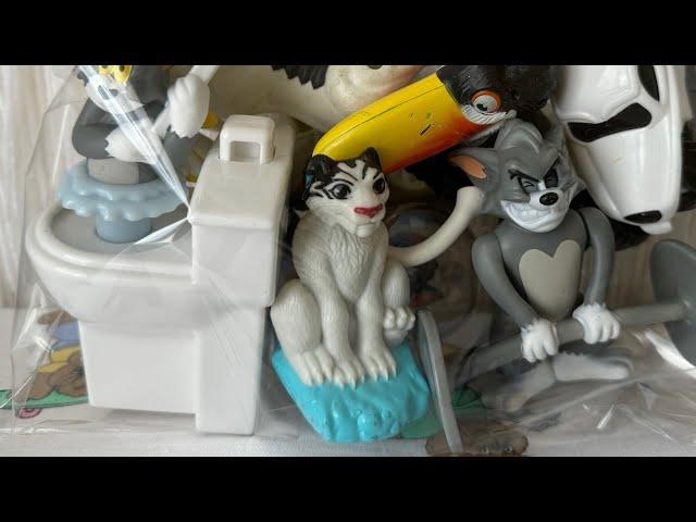 White, Black & Grey items McDonalds promotional mixed Lot1 ASMR unboxing