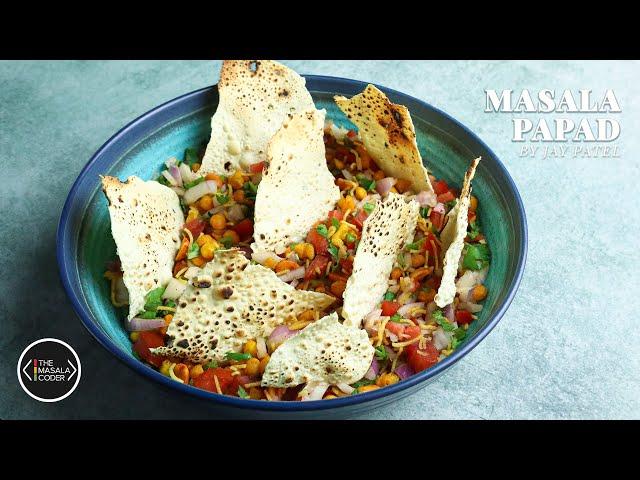 Masala Papad | Roasted Masala Papad | Unique & Easy Masala Papad Recipe | Jay Patel