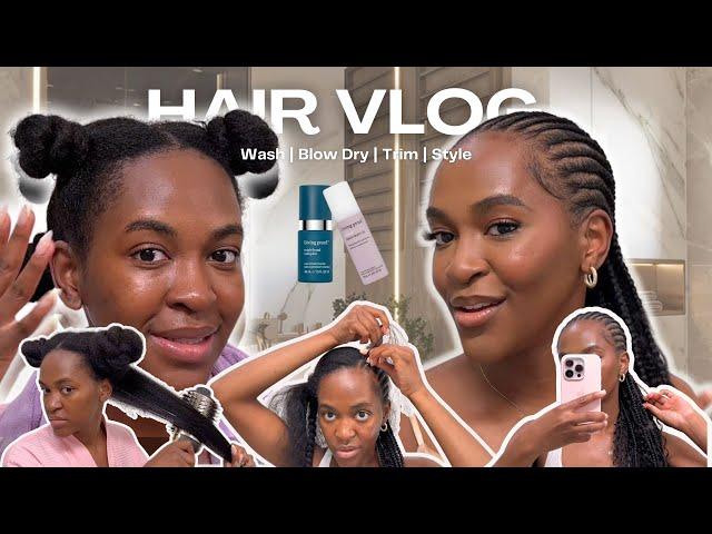 HOW TO | DIY PROTECTIVE STYLE   STRAIGHTBACK CORNROWS