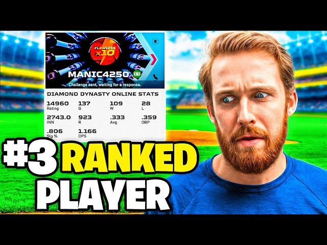 Playing The #3 Ranked Player In MLB 25